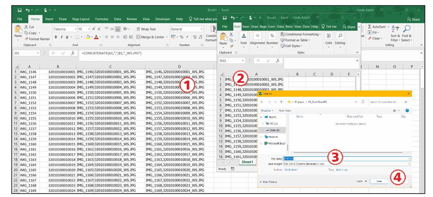 Opsional: Simpan sebagai CSV